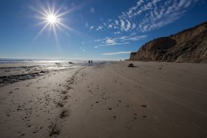 Arroyo Burro Beach late in the afternoon.