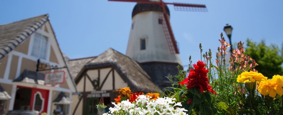view of windmill in Solvang