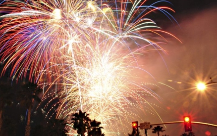 Fireworks at Semana Nautica Santa Barbara